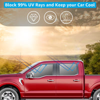 Proadsy 2025 Upgrade Window Shades for Ford F150 F-150 (Not for 1 Door) 2015-2020 Side Windows for Baby/Camping Sun UV Rays and Privacy Protection Set of 4