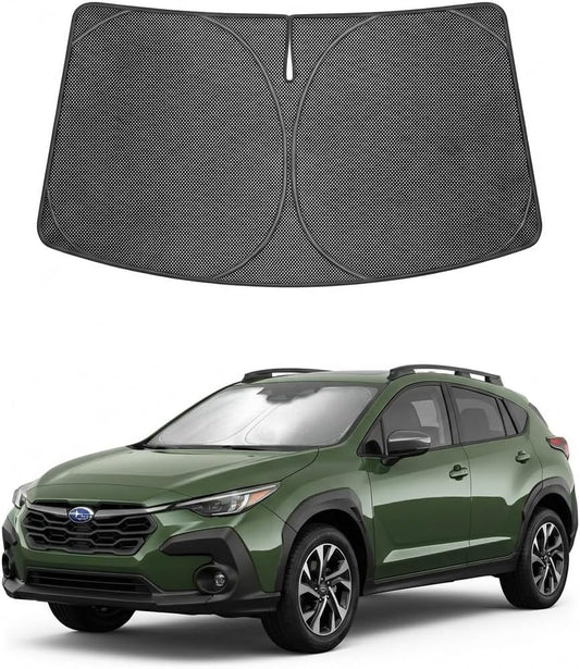 2024-2026 Subaru Crosstrek Ice Crystal Windshield Sunshade - Custom Fit Front Windshield Sun Shade