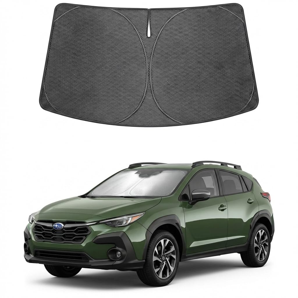 Proadsy Windshield Sun Shade Custom Fit Lexus RX 2023-2026 Ice Crystal Black Front Window Sunshade UV and Heat Blocker Foldable Visor Keeps Car Cooler for Summer Parking and Daily Use