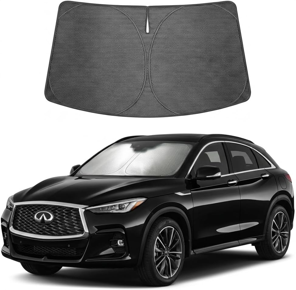 2019-2026 Infiniti QX50 QX55 Ice Crystal Windshield Sunshade - Custom Fit Front Windshield Sun Shade
