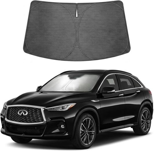 2019-2026 Infiniti QX50 QX55 Ice Crystal Windshield Sunshade - Custom Fit Front Windshield Sun Shade