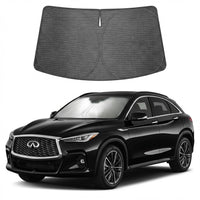 Proadsy Windshield Sun Shade Custom Fit Infiniti QX50 QX55 2019-2026 Ice Crystal Black Front Window Sunshade UV and Heat Blocker Foldable Visor Keeps Car Cooler for Summer Parking and Daily Use