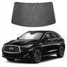 Proadsy Windshield Sun Shade Custom Fit Infiniti QX50 QX55 2019-2026 Ice Crystal Black Front Window Sunshade UV and Heat Blocker Foldable Visor Keeps Car Cooler for Summer Parking and Daily Use