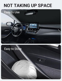2019-2025 Toyota Corolla custom-fit sunshade - folded compact