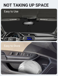2016-2022 Honda Civic custom-fit sunshade - folded compact