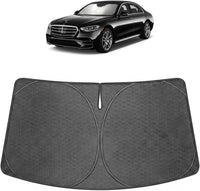 2015-2026 Mercedes-Benz S-Class Ice Crystal Windshield Sunshade - Custom Fit Front Windshield Sun Shade