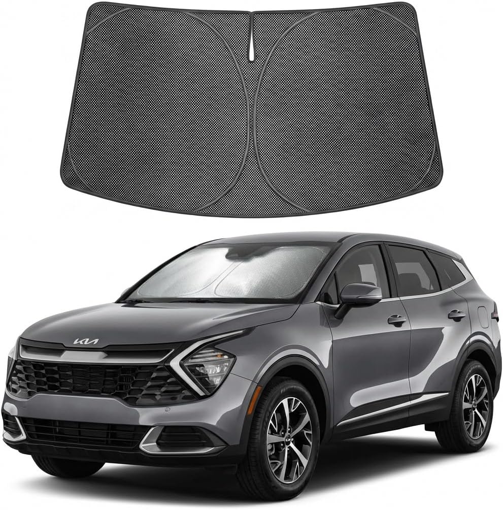 2023-2026 Kia Sportage NQ5 Ice Crystal Windshield Sunshade - Custom Fit Front Windshield Sun Shade