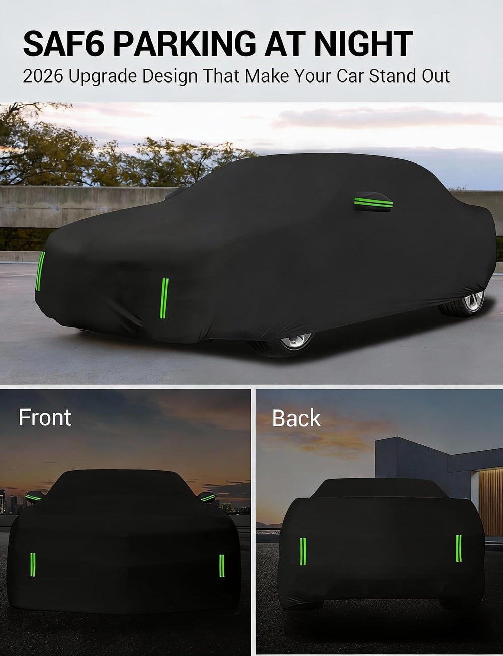 Proadsy Car Cover Custom Fit for Kia Carnival 2022-2025 2026, Waterproof All Weather for Automobiles, Full Exterior Cover Rain Snow Sun Protector Indoor Outdoor Car Cover