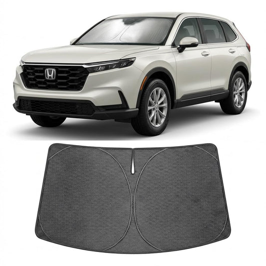 Proadsy Windshield Sun Shade Custom Fit Genesis GV70 2022-2026 Ice Crystal Black Front Window Sunshade UV and Heat Blocker Foldable Visor Keeps Car Cooler for Summer Parking and Daily Use