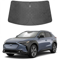 Proadsy Windshield Sun Shade Custom Fit Kia Seltos 2021-2026 Ice Crystal Black Front Window Sunshade UV and Heat Blocker Foldable Visor Keeps Car Cooler for Summer Parking and Daily Use
