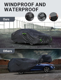 2019-2026 Honda Accord custom-fit car cover - wind strap installed