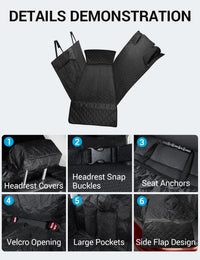 2017-2025 Honda CR-V custom-fit pet cover - seatbelt opening