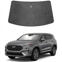 Proadsy Windshield Sun Shade Custom Fit Crosstrek 2024-2026 Ice Crystal Black Front Window Sunshade UV and Heat Blocker Foldable Visor Keeps Car Cooler for Summer Parking and Daily Use