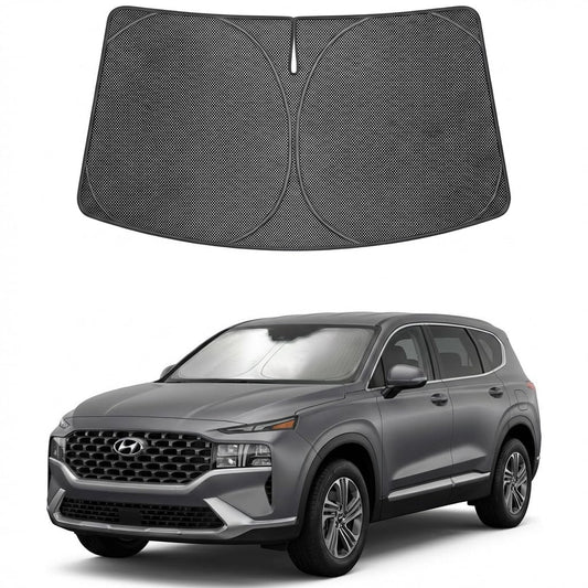 Proadsy Windshield Sun Shade Custom Fit Crosstrek 2024-2026 Ice Crystal Black Front Window Sunshade UV and Heat Blocker Foldable Visor Keeps Car Cooler for Summer Parking and Daily Use