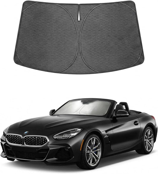 2019-2026 BMW Z4 Ice Crystal Windshield Sunshade - Custom Fit Front Windshield Sun Shade