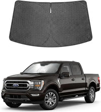 2021-2026 Ford F-150 Ice Crystal Windshield Sunshade - Custom Fit Front Windshield Sun Shade