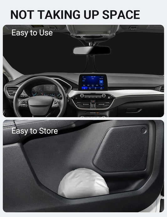 2020-2025 Ford Escape custom-fit sunshade - folded compact