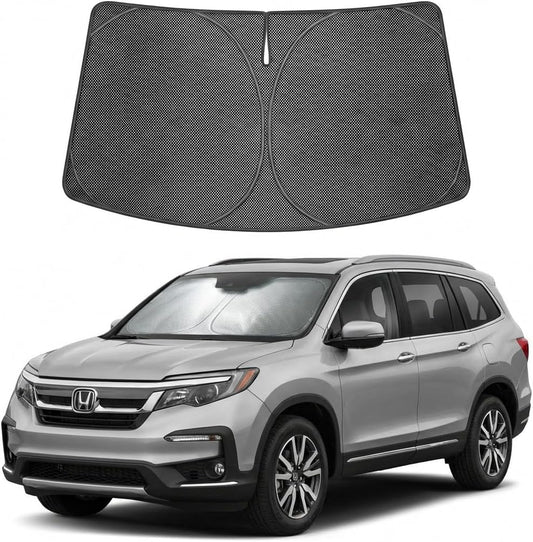 2016-2026 Honda Pilot Ice Crystal Windshield Sunshade - Custom Fit Front Windshield Sun Shade