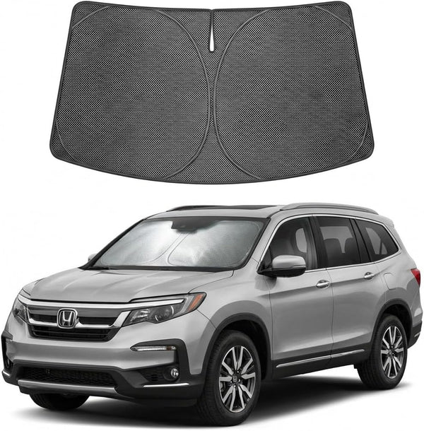 2016-2026 Honda Pilot Ice Crystal Windshield Sunshade - Custom Fit Front Windshield Sun Shade