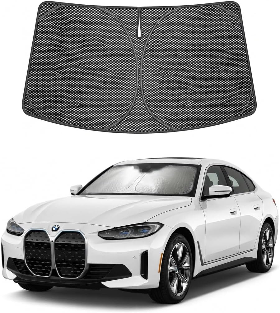 2022-2026 BMW i4 Ice Crystal Windshield Sunshade - Custom Fit Front Windshield Sun Shade
