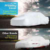 Car Cover for Toyota Camry 2019-2022 6 Layers All Weather Waterproof Sun Rain UV Dust Protection Outdoor Full Exterior Covers with Zipper