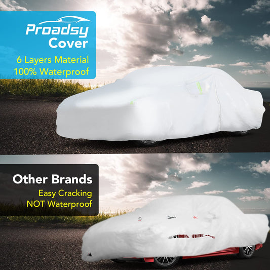 2019-2022 Toyota Camry custom-fit car cover - mirror pocket detail