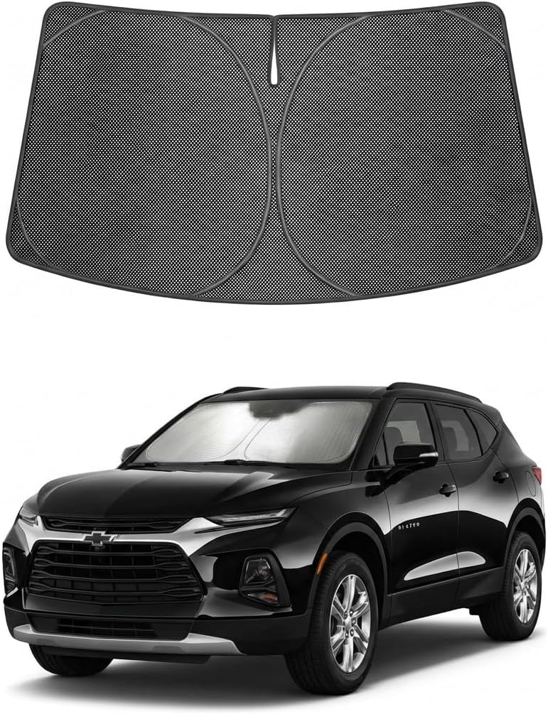 2019-2026 Chevrolet Blazer Ice Crystal Windshield Sunshade - Custom Fit Front Windshield Sun Shade