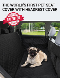 2021-2025 Nissan Rogue custom-fit pet cover - seat anchors installed