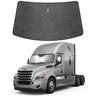 Proadsy Windshield Sun Shade Custom Fit Freightliner Cascadia 2018-2026 Ice Crystal Black Front Window Sunshade UV and Heat Blocker Foldable Visor Keeps Car Cooler for Summer Parking and Daily Use