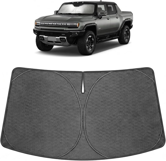 2022-2026 GMC Hummer Ice Crystal Windshield Sunshade - Custom Fit Front Windshield Sun Shade