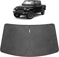 2020-2026 Jeep Gladiator Ice Crystal Windshield Sunshade - Custom Fit Front Windshield Sun Shade