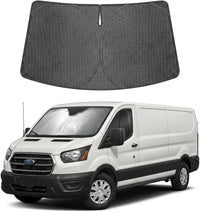 2015-2026 Ford Transit Ice Crystal Windshield Sunshade - Custom Fit Front Windshield Sun Shade