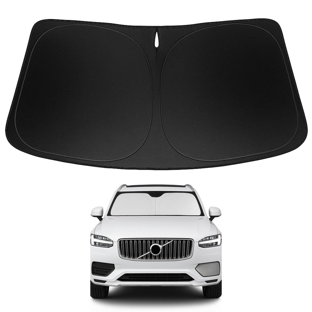 Proadsy 2026 Upgrade Windshield Sunshade Custom Fit 2016-2023 2025 Volvo XC90 Reflective Heat Sun UV Protector Foldable Front Window Shade Accessories