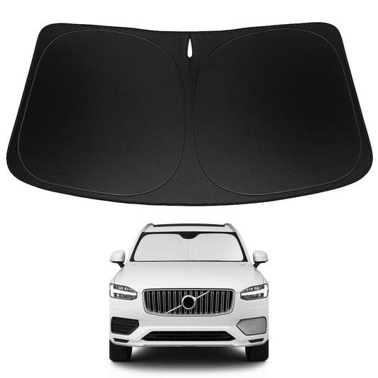 Proadsy 2026 Upgrade Windshield Sunshade Custom Fit 2016-2023 2025 Volvo XC90 Reflective Heat Sun UV Protector Foldable Front Window Shade Accessories