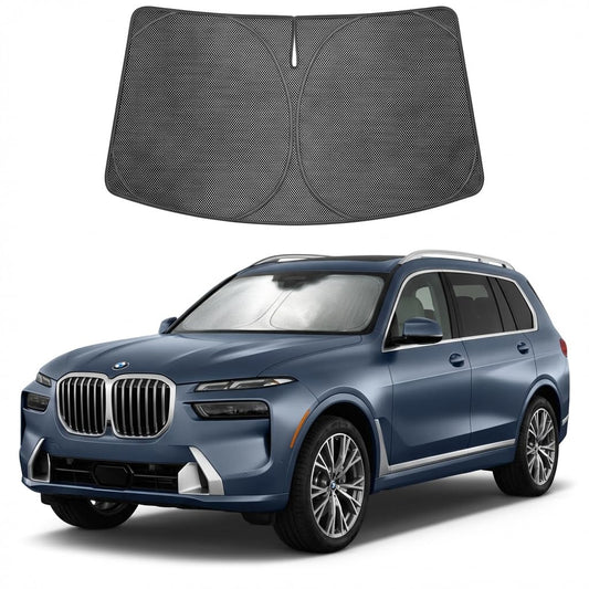 Proadsy Windshield Sun Shade Custom Fit Jetta 2019-2026 Ice Crystal Black Front Window Sunshade UV and Heat Blocker Foldable Visor Keeps Car Cooler for Summer Parking and Daily Use