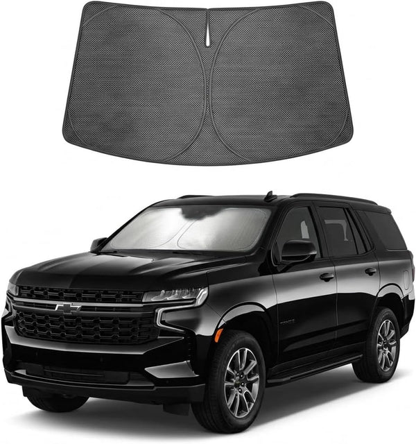 2021-2026 Chevrolet Tahoe Ice Crystal Windshield Sunshade - Custom Fit Front Windshield Sun Shade