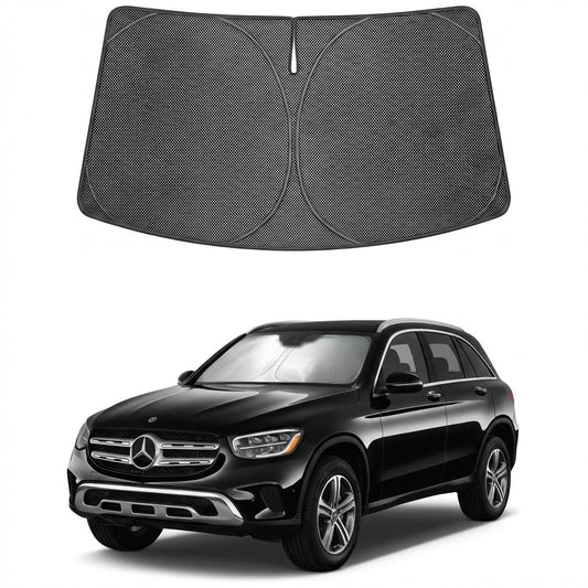 Proadsy Windshield Sun Shade Custom Fit Honda HR-V 2023-2026 Ice Crystal Black Front Window Sunshade UV and Heat Blocker Foldable Visor Keeps Car Cooler for Summer Parking and Daily Use