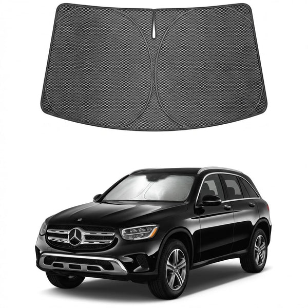 Proadsy Windshield Sun Shade Custom Fit Honda HR-V 2023-2026 Ice Crystal Black Front Window Sunshade UV and Heat Blocker Foldable Visor Keeps Car Cooler for Summer Parking and Daily Use