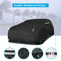 2020-2025 Toyota Sienna custom-fit car cover - wind strap installed