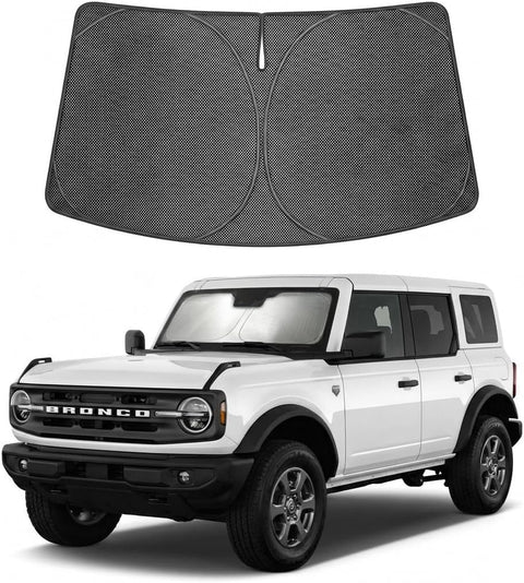 2021-2026 Ford Bronco Ice Crystal Windshield Sunshade