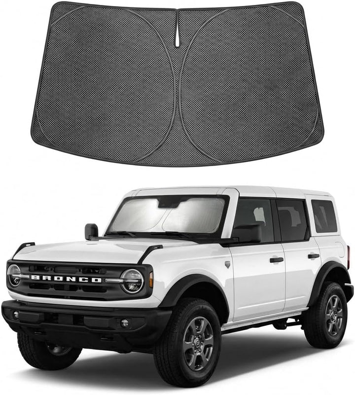 2021-2026 Ford Bronco Ice Crystal Windshield Sunshade