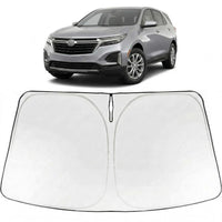 Proadsy Windshield Sun Shade for Chevrolet Equinox 2025-2026 Foldable Front Sunshade Protector Sun Visor Blocks UV Rays Keep Car Cooler Accessories