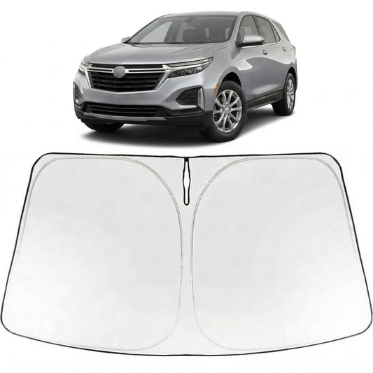 Proadsy Windshield Sun Shade for Chevrolet Equinox 2025-2026 Foldable Front Sunshade Protector Sun Visor Blocks UV Rays Keep Car Cooler Accessories