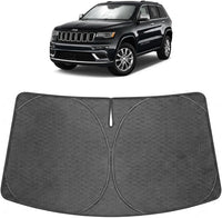 2014-2026 Jeep Grand Cherokee Ice Crystal Windshield Sunshade - Custom Fit Front Windshield Sun Shade