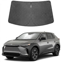 Proadsy Windshield Sun Shade Custom Fit Toyota bZ4X 2023-2026 Ice Crystal Black Front Window Sunshade UV and Heat Blocker Foldable Visor Keeps Car Cooler for Summer Parking and Daily Use