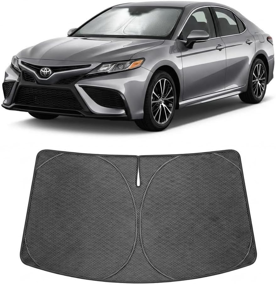 2018-2026 Toyota Camry Ice Crystal Windshield Sunshade - Custom Fit Front Windshield Sun Shade