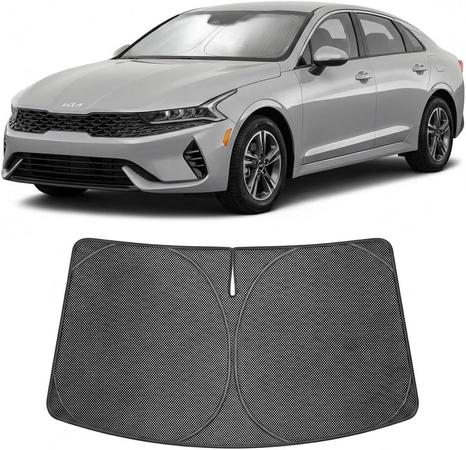 2021-2026 Kia K5 Ice Crystal Windshield Sunshade - Custom Fit Front Windshield Sun Shade