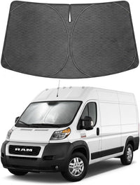 2014-2026 Ram promaster Ice Crystal Windshield Sunshade - Custom Fit Front Windshield Sun Shade