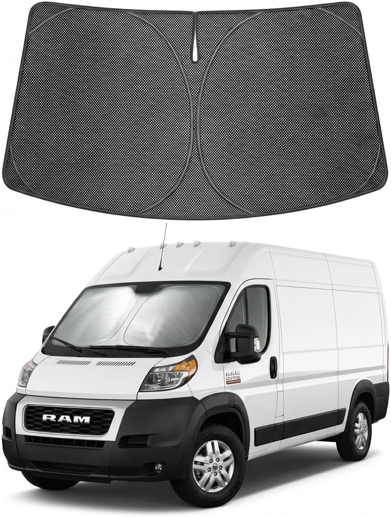2014-2026 Ram promaster Ice Crystal Windshield Sunshade
