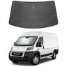Proadsy Windshield Sun Shade Custom Fit Ram promaster 2014-2026 Ice Crystal Black Front Window Sunshade UV and Heat Blocker Foldable Visor Keeps Car Cooler for Summer Parking and Daily Use
